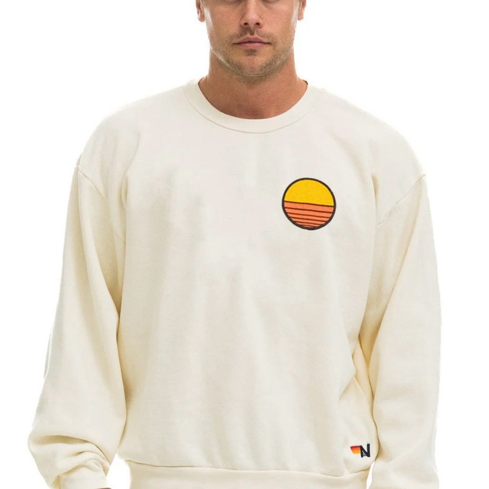 Avaitor Nation Sunset Patch Oversized Relaxed Swe… - image 2